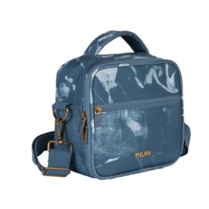 milan lava bolsa isotermica porta alimentos de 3.5l incluye 3 recipientes 23x20x11cm color azul