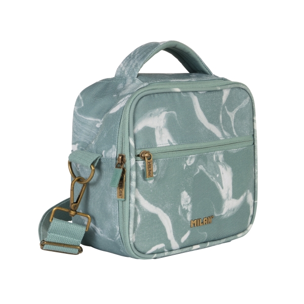 milan lava bolsa isotermica porta alimentos de 3.5l incluye 3 recipientes 23x20x11cm color verde