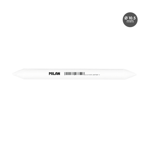 milan difuminos diametro de 10.5mm recomendado para bellas artes color blanco