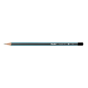 milan lapices de grafito 2h triangular color azul
