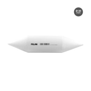 milanpack de 3 difuminos diametro de 30mm recomendado para bellas artes color blanco