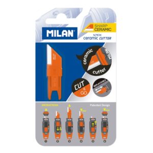 milan stick recambio para cuter hoja ceramica color blanco