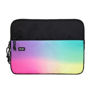 milan sunset funda para portatiles hasta 13" cierre de cremallera con tirador bolsillo delantero 34.5x26x2.5cm multicolor