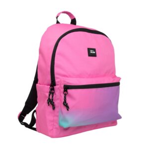milan sunset mochila escolar clasica 22l 2 cremalleras 41x30x18cm color rosa