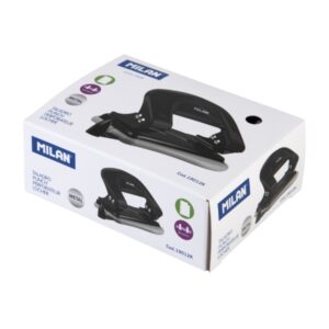 milan taladro perforador metalico incluye guia de plastico hasta 15 hojas color negro