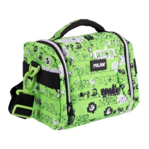 milan tandem 2 bolsa isotermica porta alimentos de 5l gran capacidad apertura total 24.5x20x16cm color naranja
