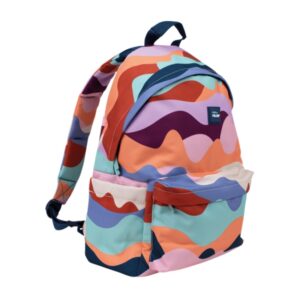milan the fun mochila escolar clasica 22l compartimento interior para portatil 2 cremalleras 41x30x18cm multicolor