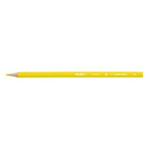 milan unicolor lapices de color amarillo triangular color amarillo