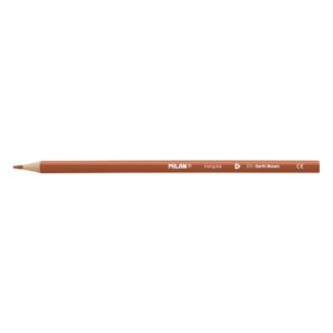 milan unicolor lapices de color marron triangular color marron