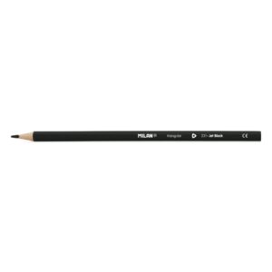 milan unicolor lapices de color negro triangular color negro