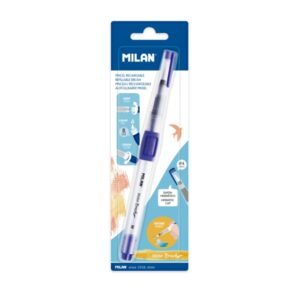 milan water brush pincel con deposito de agua recargable color azul