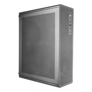 tacens aerom slim 500 caja minitorre ultra compacta micro atx ventilador fdb de 90mm fuente de alimentacion tfx 500w panel frontal y lateral de malla puerto usb a/usb c/audio 334x272x102mm color negro