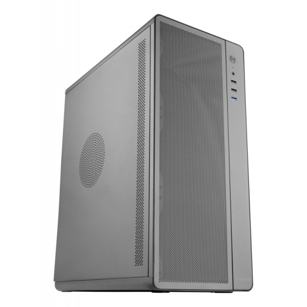 tacens aero caja semitorre atx ventilador ultrasilencioso de 120mm panel frontal y lateral de malla estructura metalica puerto de audio/usb a 414x342x186mm color negro