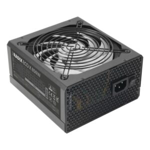 tacens radix eco x 850 fuente de alimentacion 850w atx pfc activo ventilador 140mm de 12db 80 plus silver 160x150x85mm color negro
