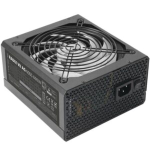 tacens radix vii ag 600s fuente de alimentacion 600w atx pfc activo ventilador 140mm de 12db 80 plus silver cableado modular 160x150x85mm color negro