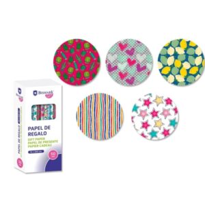 bismark moments rollo de papel regalo medidas 70cmx200cm 5 diseños diferentes