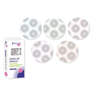 bismark mandalas rollo de papel regalo medidas 70cmx200cm 5 diseños diferentes