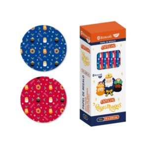 bismark navidad reyes magos rollo de papel regalo medidas 70cmx200cm 2 diseños diferentes
