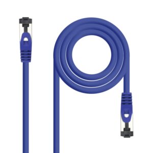 nanocable cable red latiguillo cat.8.1 2ghz lszh sstp awg26 longitud 0.5m color azul