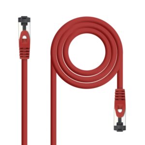 nanocable cable red latiguillo cat.8.1 2ghz lszh sstp awg26 longitud 1m color rojo