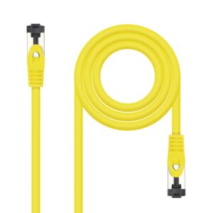 nanocable cable red latiguillo cat.8.1 2ghz lszh sstp awg26 longitud 1m color amarillo