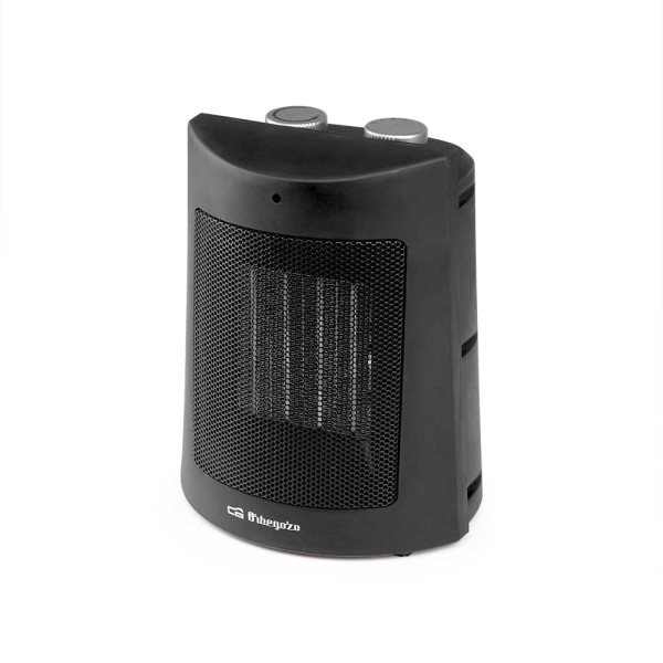 orbegozo cr 5113 calefactor ceramico potencia 1500w termostato sistema antivuelco color negro