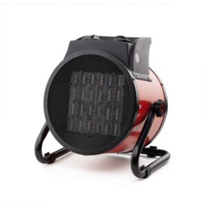 orbegozo fhr 3050 a calefactor ceramico profesional potencia 3000w pies antideslizantes ventilador 2 niveles de calor asa de transporte apagado automatico de seguridad color negro y rojo