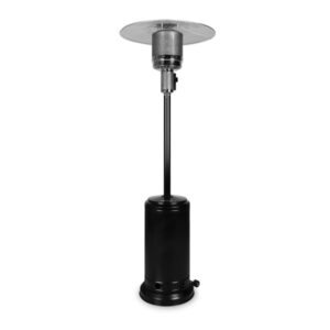 orbegozo phe 50 estufa a gas de exterior potencia calorifica de 12000w seguridad antivuelco encendido piezo electrico ruedas de transporte gas butano/propano altura de 225cm color negro