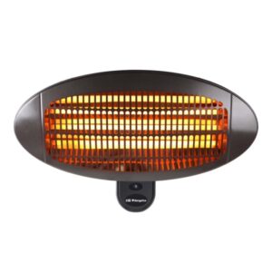 orbegozo phf 26 estufa de cuarzo para exterior potencia 2000w proteccion ip x4 3 niveles de calor color gris oscuro