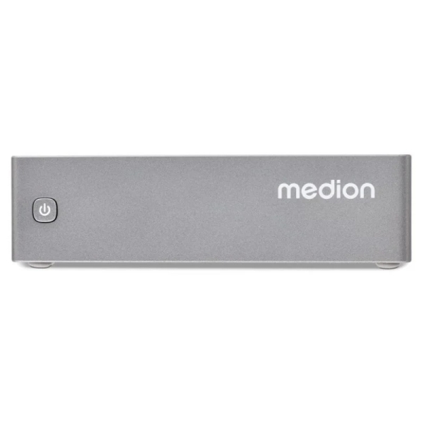 medion s06e md35340 mini barebone intel n100 hdmi, displayport, usb3.2, usb c, rj 45, wifi6, bluetooth color gris