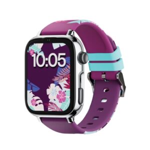 savefamily reloj inteligente smartwatch infantil savewatch plus 2 pantalla amoled carcasa plateada correa silicona maui