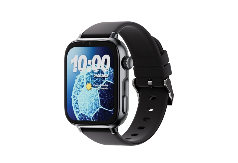 savefamily reloj inteligente smartwatch infantil savewatch plus 2 pantalla amoled carcasa negra correa silicona negra