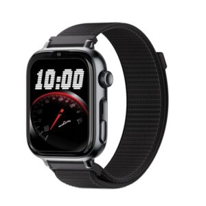 savefamily reloj inteligente smartwatch infantil savewatch plus 2 pantalla amoled carcasa negra correa tela negra