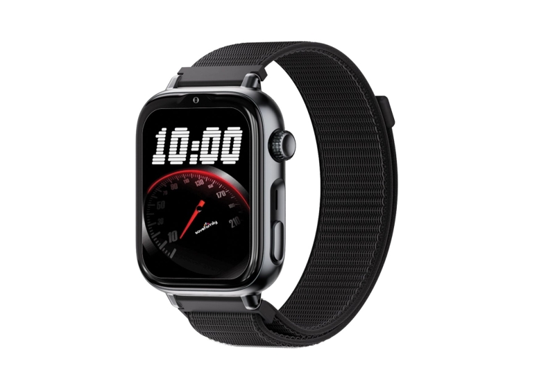savefamily reloj inteligente smartwatch infantil savewatch plus 2 pantalla amoled carcasa negra correa tela negra