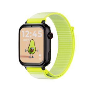 savefamily reloj inteligente smartwatch infantil savewatch plus con gps y llamada ip67 boton sos carcasa negra correa tela fluor