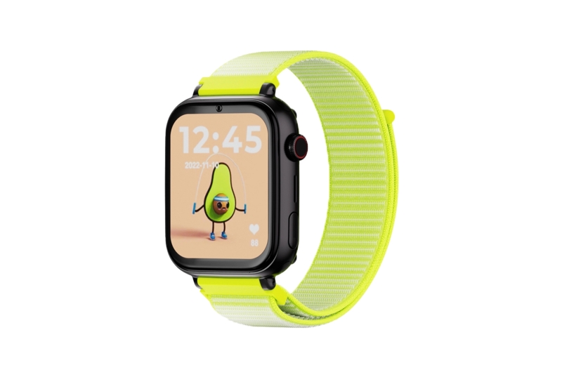 savefamily reloj inteligente smartwatch infantil savewatch plus con gps y llamada ip67 boton sos carcasa negra correa tela fluor