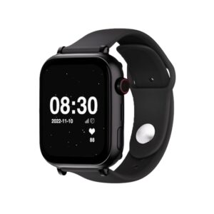 savefamily reloj inteligente smartwatch infantil savewatch plus con gps y llamada ip67 boton sos carcasa negra correa silicona negra