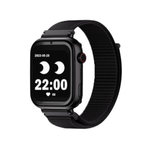 savefamily reloj inteligente smartwatch infantil savewatch plus con gps y llamada ip67 boton sos carcasa negra correa tela negra