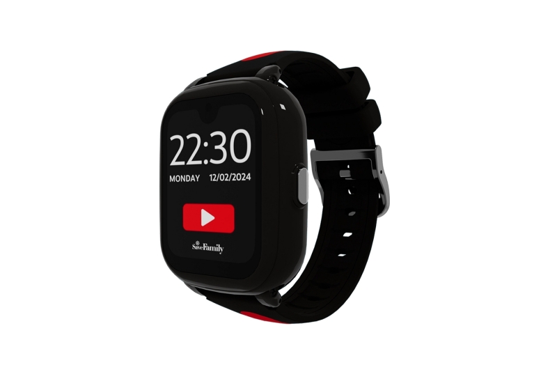 savefamily reloj inteligente smartwatch infantil iconic plus 2 con gps y llamada ip67 bateria 850mah ia color streamer