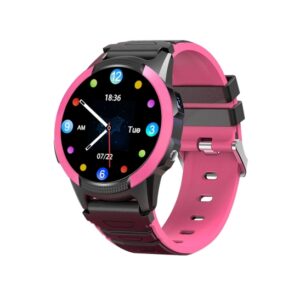 savefamily reloj inteligente smartwatch infantil slim con gps y llamada ipx7 camara lateral pantalla ips 1,28" color rosa