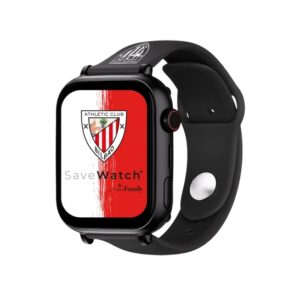 savefamily reloj inteligente smartwatch infantil savewatch plus edicion athletic club con gps y llamada correa silicona negra
