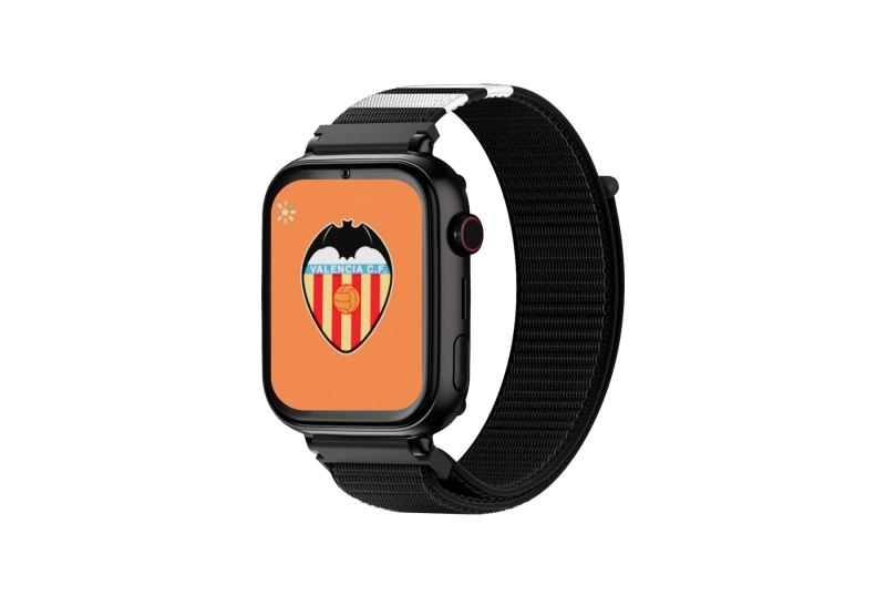savefamily reloj inteligente smartwatch infantil savewatch plus edicion valencia c.f. con gps y llamada correa tela negra