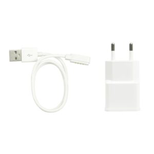 savefamily cargador de pared + cable para relojes savefamily 5v color blanco