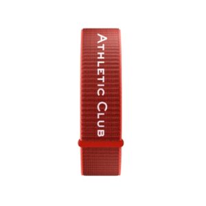 savefamily correa de tela para savewatch plus edicion athletic club color rojo