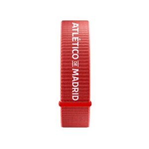 savefamily correa de tela para savewatch plus edicion atletico de madrid color roja