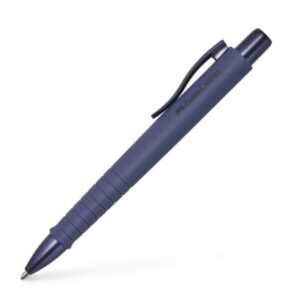 faber castell poly ball urban limited edition boligrafo retractil xb forma triangular ergonomica suave al tacto color azul anochecer