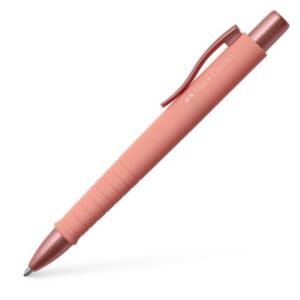 faber castell poly ball urban limited edition boligrafo retractil xb forma triangular ergonomica suave al tacto color coral