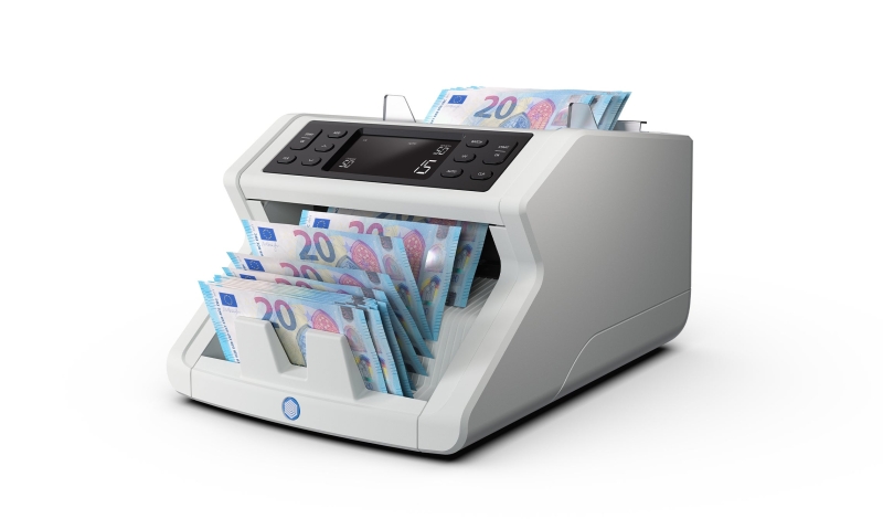 safescan 2210 (g2) contadora de billetes cuenta 1.000 billetes por minuto funciones automatizadas verifica los billetes