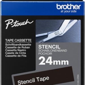 brother ste151 cinta de identificacion original ancho 24mm x 3 metros