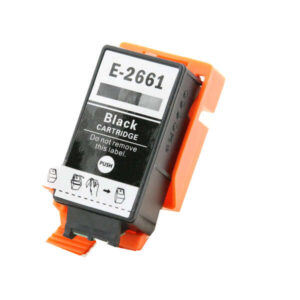 epson t266 negro cartucho de tinta generico reemplaza c13t26614010